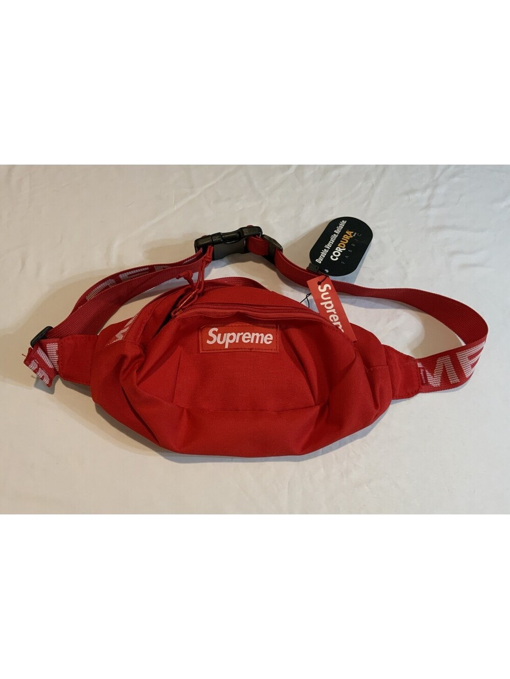 Supreme  SS18 Red Belt Bag & Fanny Pack Adjustable Strap NWT